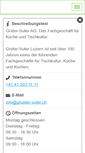 Mobile Screenshot of grueter-suter.ch