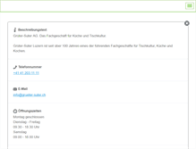 Tablet Screenshot of grueter-suter.ch